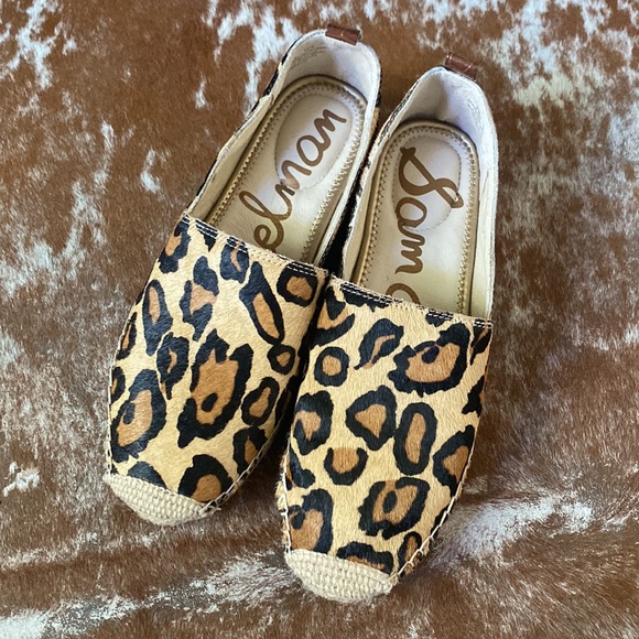 Sam Edelman Khloe Calf fur leopard slip-on - Picture 8 of 9